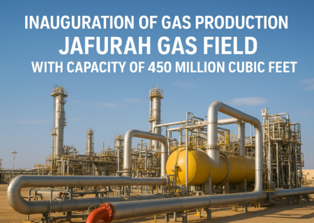 آغاز تولید گاز میدان جفوره با ظرفیت ۴۵۰ میلیون فوت‌مکعب